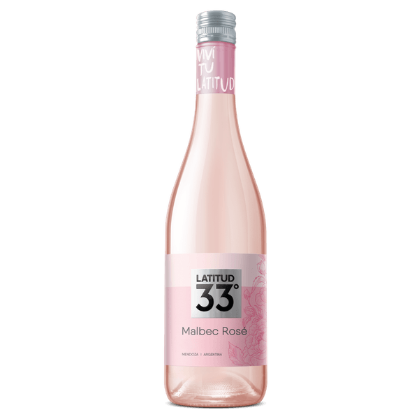 Vinho Rosé Argentino Latitud 33 Malbec